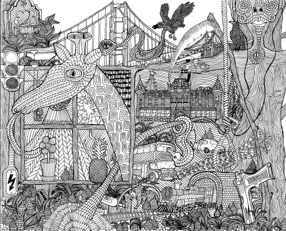 Illustration av verket 'Options'