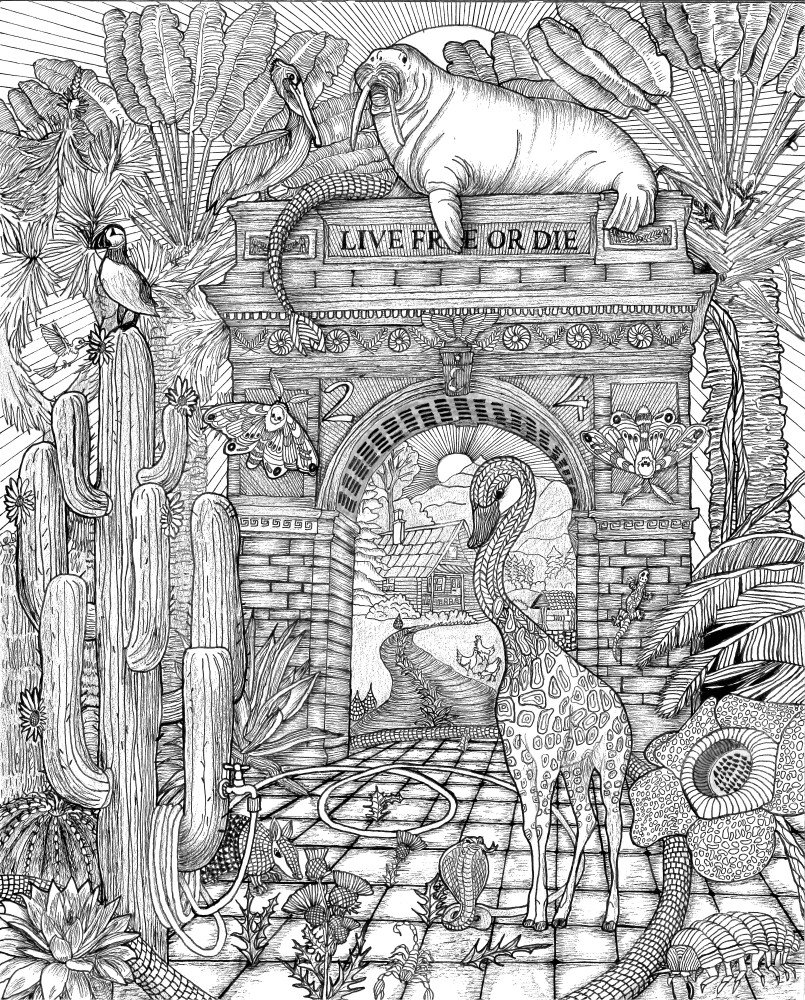 Illustration av verket 'The Dilemma of the Svaraffe'